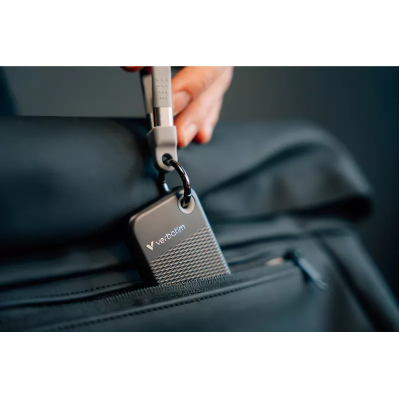 Verbatim Pocket SSD USB 3.2 Gen 2 1TB Czarny/Szary