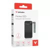 Verbatim Pocket SSD USB 3.2 Gen 2 2TB Czarny/Szary