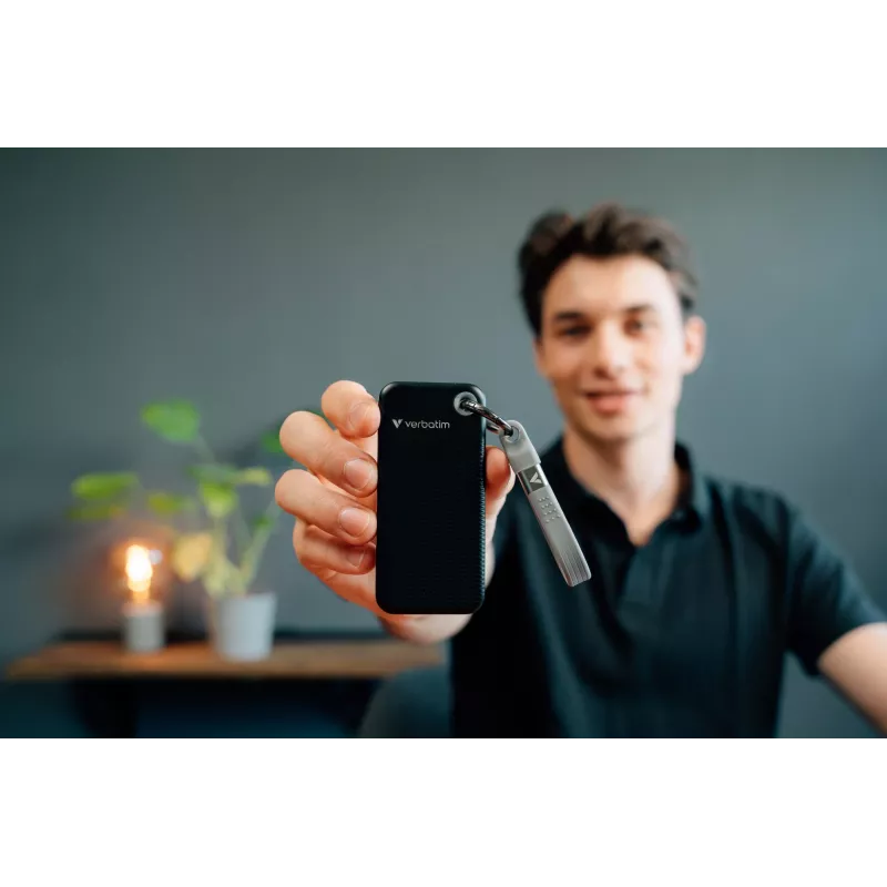 Verbatim Pocket SSD USB 3.2 Gen 2 2TB Czarny/Szary