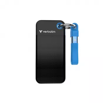 Verbatim Pocket SSD USB 3.2 Gen 2 2TB Czarny/Niebieski