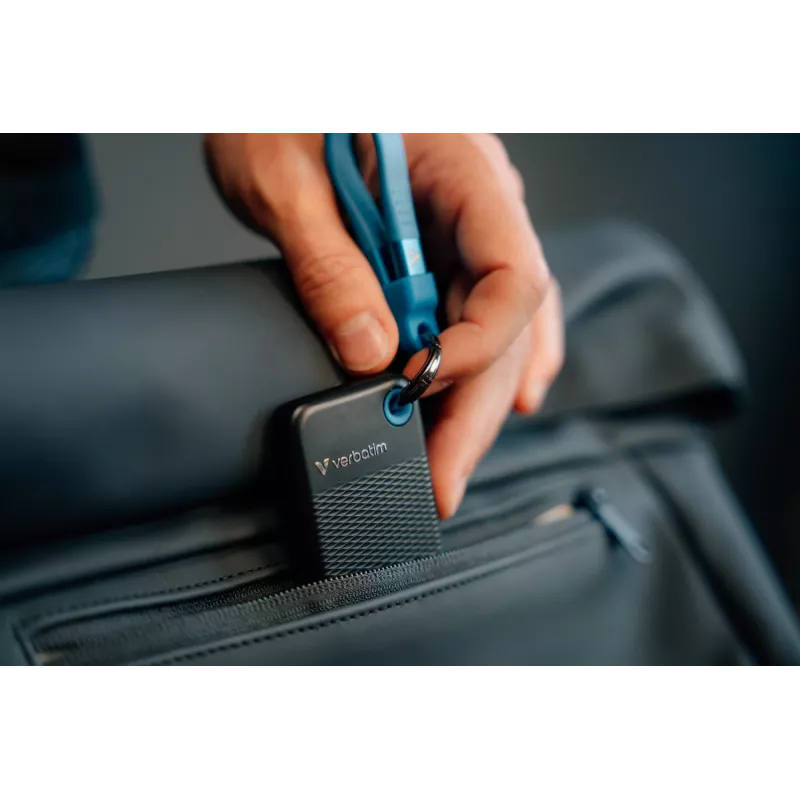 Verbatim Pocket SSD USB 3.2 Gen 2 2TB Czarny/Niebieski