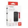 Verbatim Pocket SSD USB 3.2 Gen 2 2TB Czarny/Czerwony