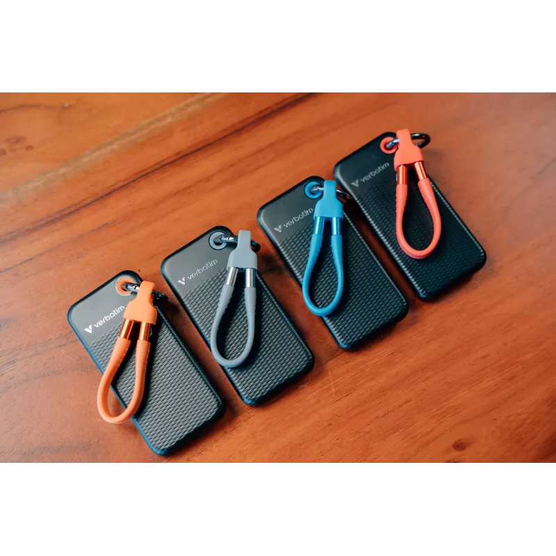Verbatim Pocket SSD USB 3.2 Gen 2 2TB Czarny/Czerwony
