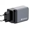 Verbatim GNC-65 GaN Charger 65W z 2 x USB-C PD 65W / 1 x USB-A QC 3.0 (EU/UK/US)
