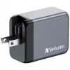 Verbatim GNC-65 GaN Charger 65W z 2 x USB-C PD 65W / 1 x USB-A QC 3.0 (EU/UK/US)