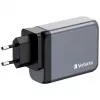 Ładowarka Verbatim GNC-100 GaN 100 W z 2x USB-C PD 100 W / 1x USB-C PD 65 W / 1x USB-A QC 3.0 (EU/UK/US)