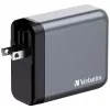 Verbatim GNC-140 GaN Charger 140W z 2 x USB-C PD 140W / 1 x USB-C PD 20W / 1 x USB-A QC 3.0 (EU/UK/US)