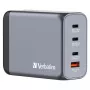 Verbatim GNC-200 Ładowarka GaN 200W z 2 x USB-C PD 100W / 1 x USB-C PD 65W / 1 x USB QC 3.0 (EU/UK/US)