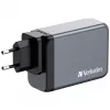 Ładowarka Verbatim GNC-240 GaN 240 W z 1 x USB-C 140 W / 1 x USB-C 100 W / 1 x USB-C 65 W / 1 x USB-A QC 3.0 (EU/UK/US)