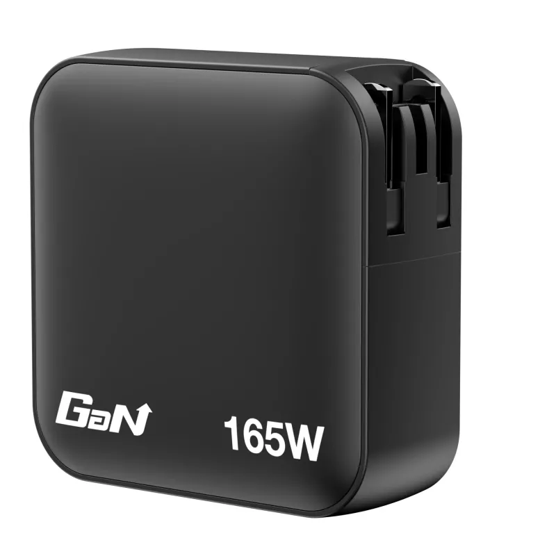 Verbatim Mini GaN Charger 165W 4 Port US plug z EU and UK adaptors