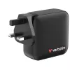 Verbatim Mini GaN Charger 165W 4 Port US plug z EU and UK adaptors