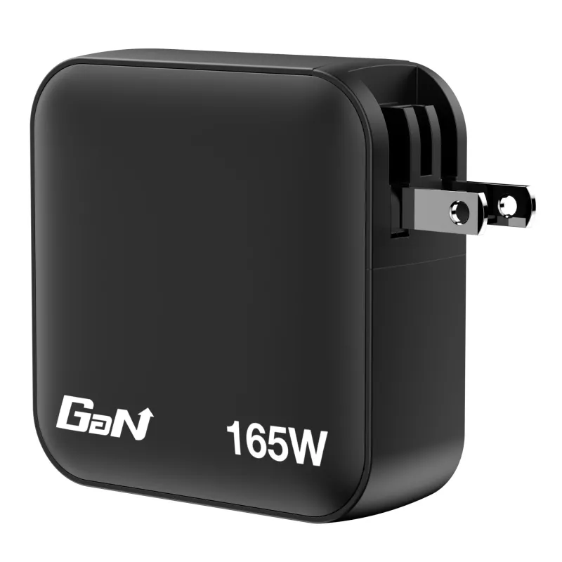 Verbatim Mini GaN Charger 165W 4 Port US plug z EU and UK adaptors