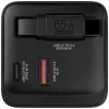 Verbatim GaN Charger 65W 2 Port wysuwany kabel wyświetlacz wtyczki US z adapterami EU i UK