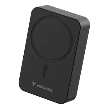 Verbatim Charge 'n' Go Essentials Power Bank Magnetyczny Bezprzewodowy 20000 mAh Czarny