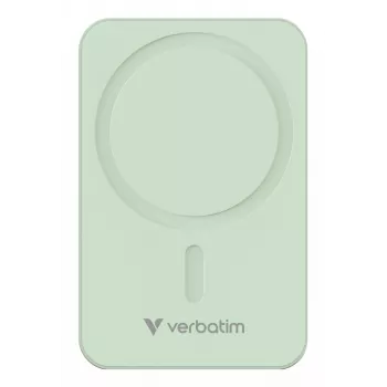 Verbatim Charge 'n' Go Essentials Magnetic Wireless Power Bank 20000 mAh zielony