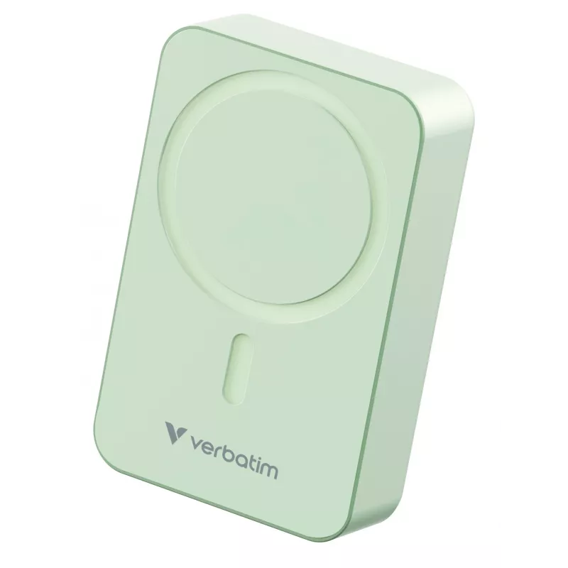 Verbatim Charge 'n' Go Essentials Magnetic Wireless Power Bank 20000 mAh zielony