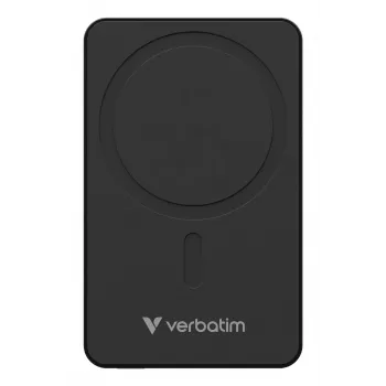 Verbatim Charge 'n' Go Essentials Magnetyczny powerbank bezprzewodowy 5000 mAh Czarny