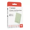 Verbatim Charge 'n' Go Essentials Magnetyczny Bezprzewodowy Powerbank 5000 mAh Zielony