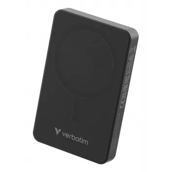 Verbatim Charge 'n' Go Essentials Magnetyczny Power Bank Bezprzewodowy 10000 mAh Czarny