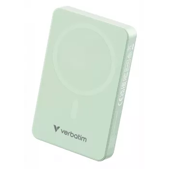 Verbatim Charge 'n' Go Essentials Magnetyczny bezprzewodowy powerbank 10000 mAh Zielony