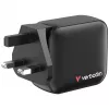 Verbatim GaN Charger 100W Universal Czarny AC Fast charging Indoor