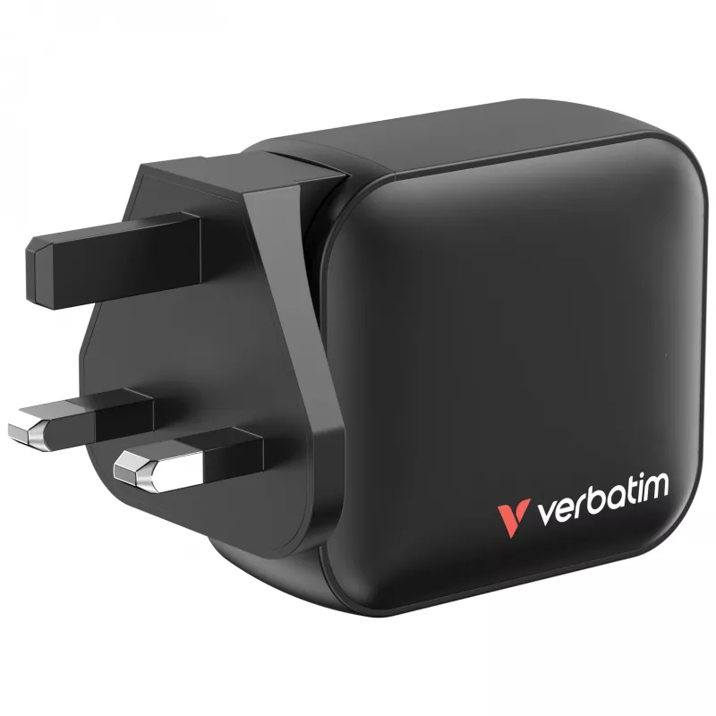 Verbatim GaN Charger 100W Universal Czarny AC Fast charging Indoor