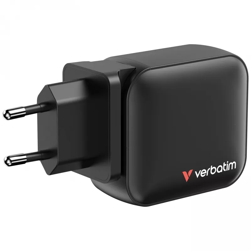 Verbatim GaN Charger 100W Universal Czarny AC Fast charging Indoor