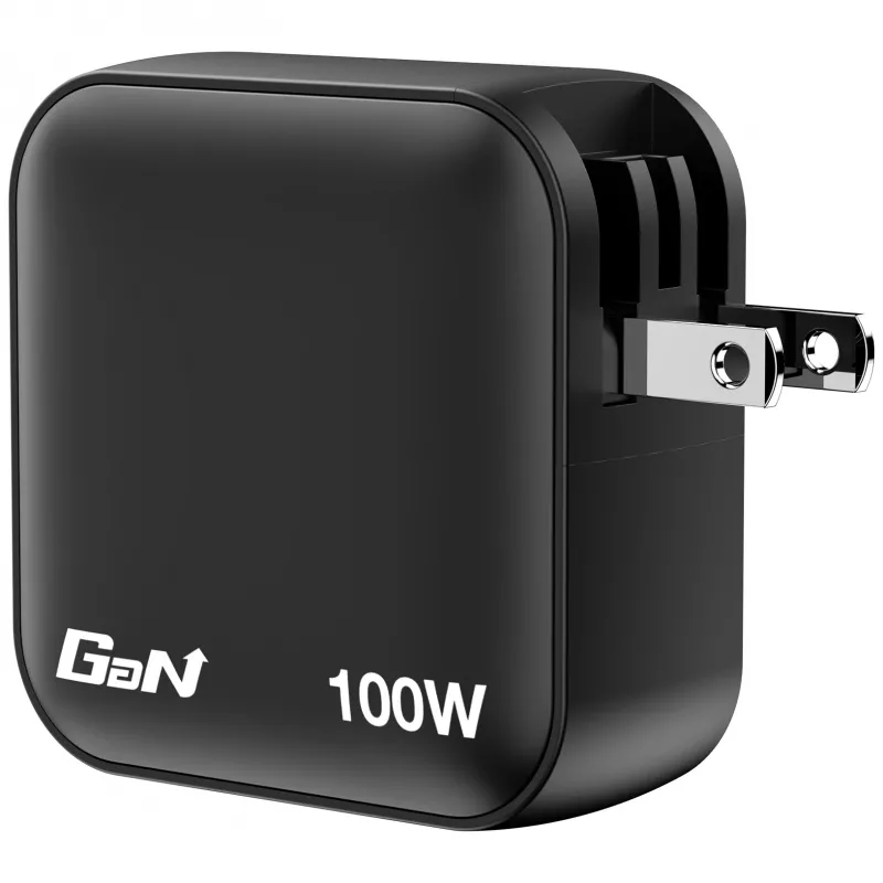 Mini ładowarka Verbatim GaN 100 W 4 porty wtyk US z adapterami EU i UK