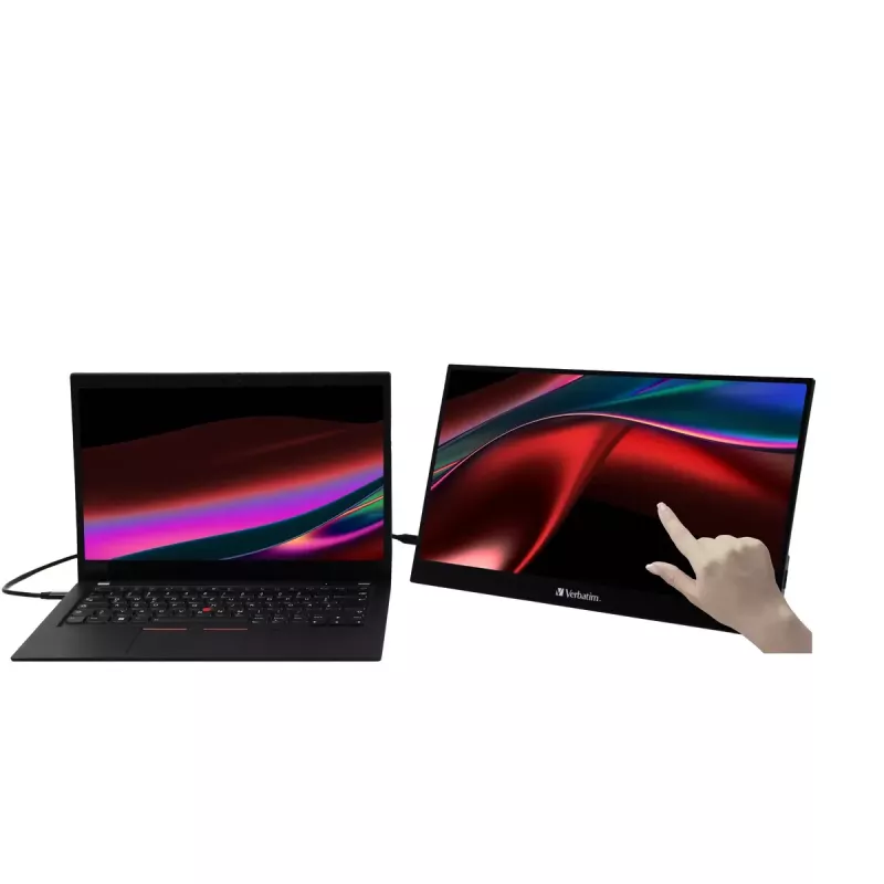 Monitor Verbatim Portable Touchscreen 17.3 cala 4K Ultra HD LCD 3840 x 2160