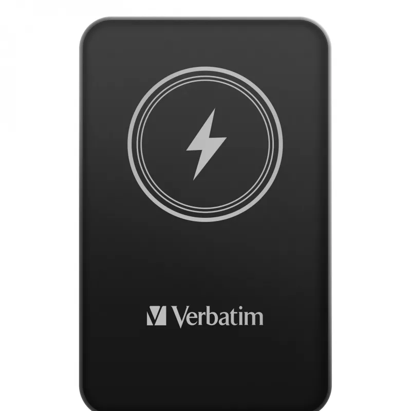 Powerbank VERBATIM Charge AnA Go 5000mAh magnetyczny bezprzewodowy, czarny