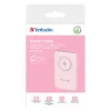 Verbatim Charge 'n' Go Magnetic Wireless Power Bank 5000mAh Różowy