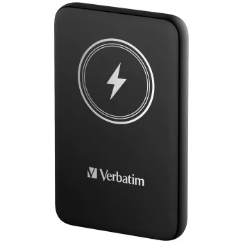Verbatim Charge 'n' Go Magnetyczny Bezprzewodowy Powerbank 10000 mAh Czarny