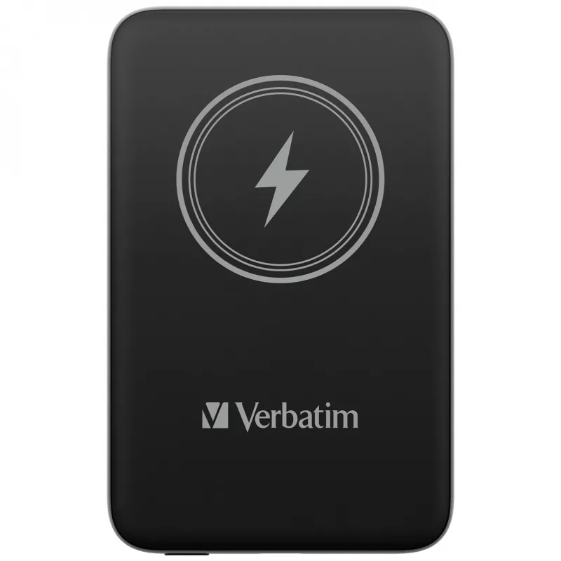 Verbatim Charge 'n' Go Magnetyczny Bezprzewodowy Powerbank 10000 mAh Czarny