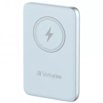 Verbatim Charge 'n' Go Magnetyczny Bezprzewodowy Power Bank 10000mAh Niebieski