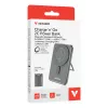 Verbatim Charge'n'Go 2C Powerbank 5000 mAh Szary, 5000 mAh, Adaptive Fast Charging, Power Delivery 3.0, Quick Charge 3.0, Ładowanie bezprzewodowe, 3,85 V, 20 W, Szary