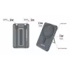 Verbatim Charge'n'Go 2C Powerbank 5000 mAh Szary, 5000 mAh, Adaptive Fast Charging, Power Delivery 3.0, Quick Charge 3.0, Ładowanie bezprzewodowe, 3,85 V, 20 W, Szary