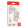 Verbatim Charge'n'Go 2C powerbank 5000 mAh Gold, 5000 mAh, polimer, Adaptive Fast Charging, Power Delivery 3.0, Quick Charge 3.0, ładowanie bezprzewodowe, 3,85 V, 20 W