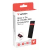 Verbatim M.2 NVMe SSD Enclosure Kit, obudowa SSD, M.2, PCI Express, 10 Gbit/s, łączność USB, czarny, czerwony
