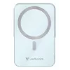 Verbatim Charge 'n' Go Magnetic Wireless Power Bank z stand - 10000 mAh Niebieski