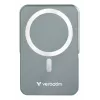 Verbatim Charge 'n' Go Magnetic Wireless Power Bank z stand - 10000 mAh szary