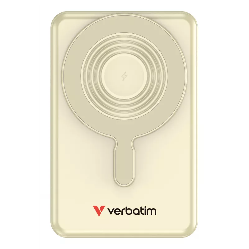 Verbatim Charge'n'Go 2C & Wyświetlacz Powerbank 10000 mAh Złoty, 10000 mAh, Polimer litowo-jonowy (LiPo), Power Delivery 3.0, Quick Charge 3.0, Ładowanie bezprzewodowe, 3,85 V, 52 W