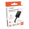 Verbatim SnapBack Ultra cienki SSD 512 GB USB Type-C USB 3.2 Gen 2x2 czarny