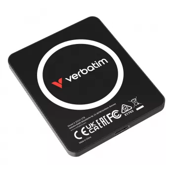 Verbatim SnapBack Ultra cienki SSD 2TB USB Type-C USB 3.2 Gen 2x2 Czarny