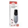 Prezenter bezprzewodowy Verbatim Focus z czerwonym wskaźnikiem laserowym, RF, USB, 30 m, czarny, srebrny