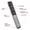 Verbatim Agenda Bezprzewodowy Prezenter z Czerwonym Wskaźnikiem Laserowym, RF, USB, 100 m, Czarny, Srebrny