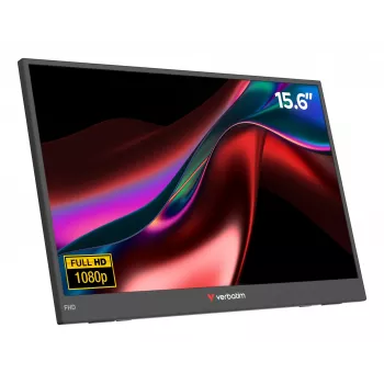 Przenośny monitor Verbatim Portable 15.6 inch FHD Monitor LIGHT, 39,6 cm (15,6 inch), LCD, 1920 x 1080 pikseli, Full HD, 16:9, 10 ms