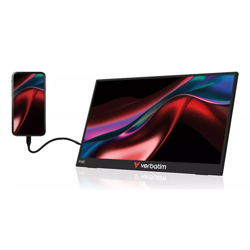 Monitor przenośny Verbatim 15.6 cala FHD Dotykowy LCD 1920 x 1080