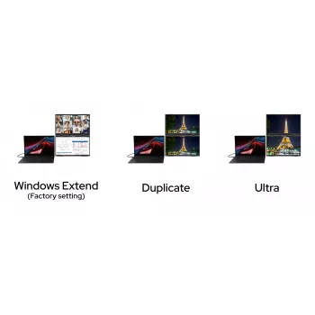 Verbatim Portable 15.6 inch FHD Dual Monitor Essentials, 39,6 cm (15,6 cala), LCD, 1920 x 1080 pikseli, Full HD, 16:9, 10 ms