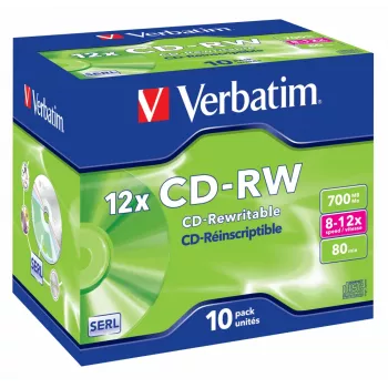 Verbatim CD-RW 12x 700 MB 10 szt.