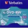 Verbatim VB-DMW44JC, DVD-RW, 120 mm, opakowanie Jewel case, 1 szt., 4,7 GB